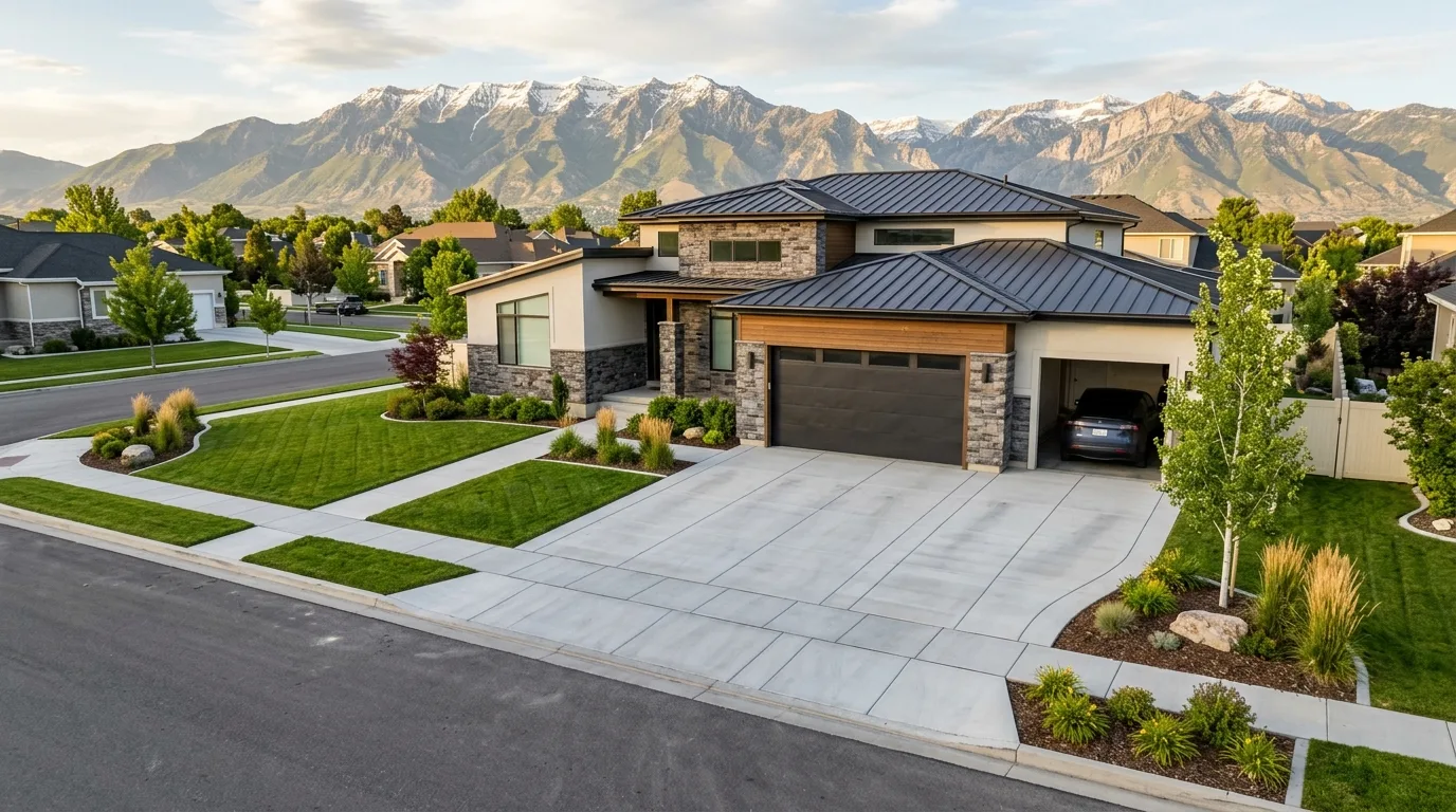 Concrete Driveway Cost in Riverton, UT: What to Expect in 2026