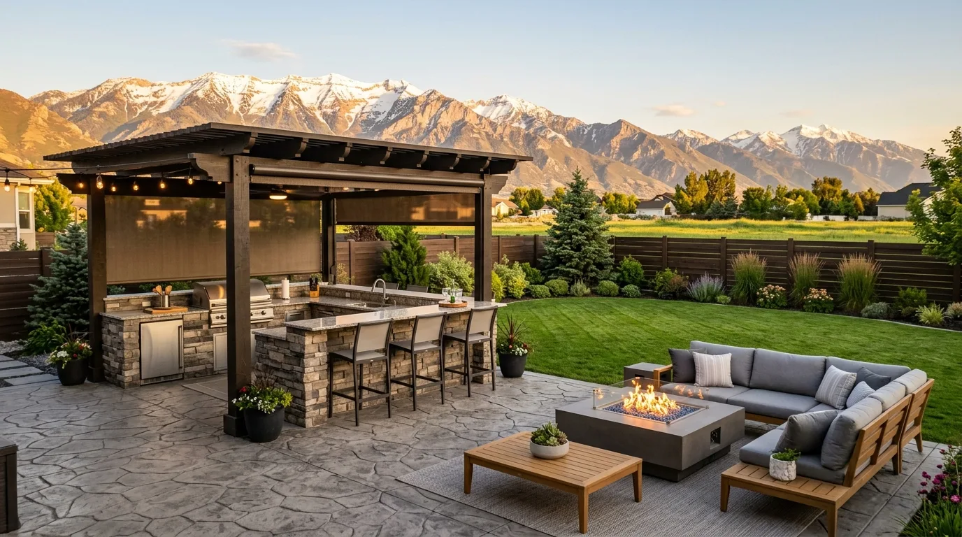 Does a Concrete Patio Add Value to a Riverton Home?