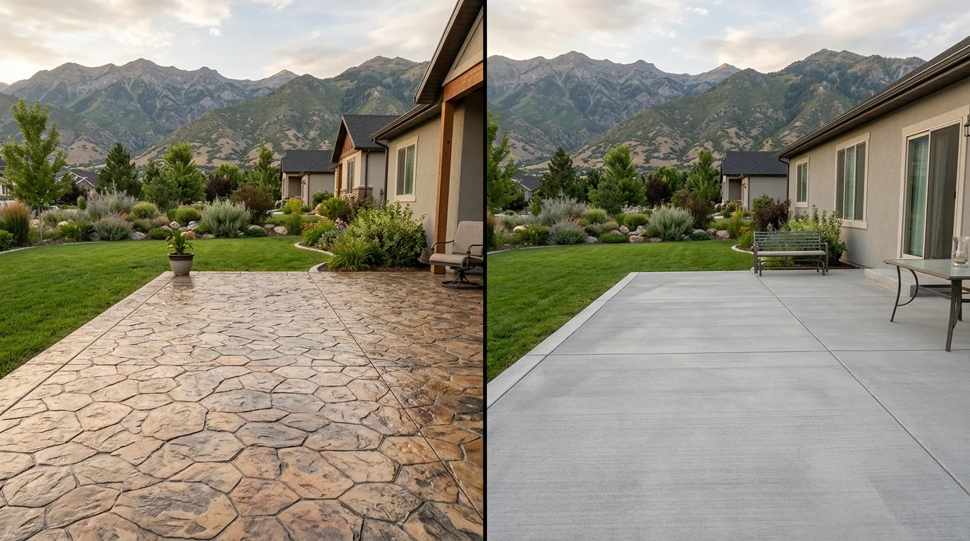 Concrete Staining vs. Stamping: Which Finish Is Right for Your Home?